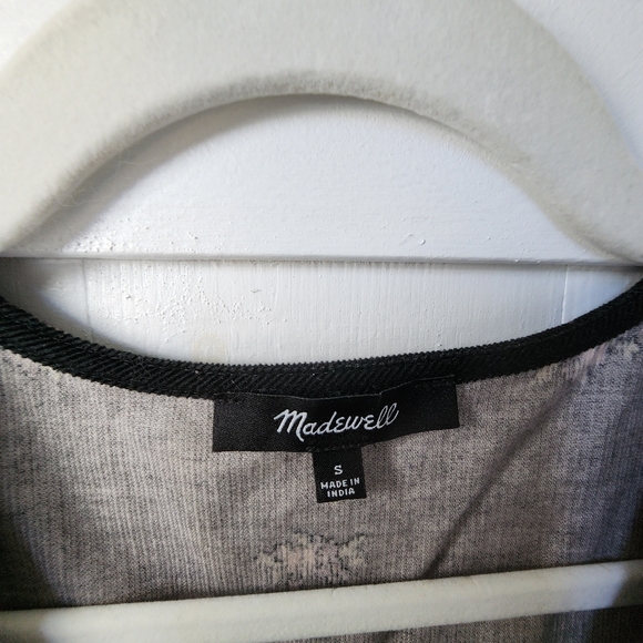 Madewell Corduroy Quilted-Bib Mini Dress in Blurred Ikat - Picture 4 of 7